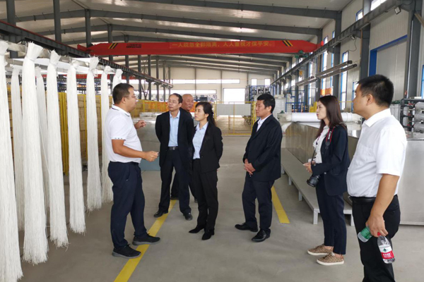 陜西航天建設(shè)集團(tuán)有限公司總經(jīng)理、黨委副書記謝明娟率隊(duì)赴遼寧一諾環(huán)保產(chǎn)業(yè)集團(tuán)開展考察調(diào)研工作