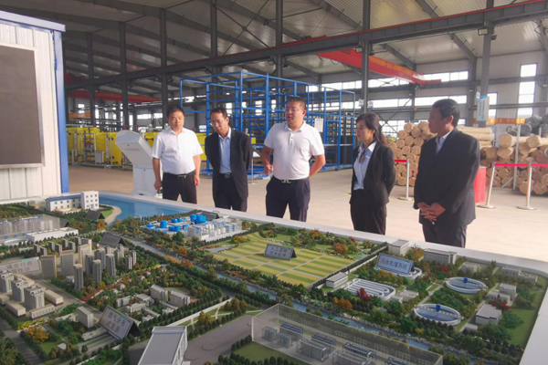 陜西航天建設(shè)集團(tuán)有限公司總經(jīng)理、黨委副書記謝明娟率隊(duì)赴遼寧一諾環(huán)保產(chǎn)業(yè)集團(tuán)開展考察調(diào)研工作