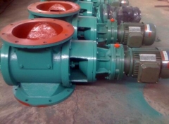 YJD系列卸料器，又名電動(dòng)卸灰閥（星型卸料器），它由電機、齒差行星減速器（X）或針綸擺線(xiàn)減速機（Z）與轉龍式卸料器三部分組成